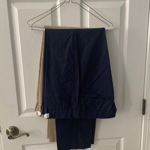 Joseph Abboud Mens Dress Pants Navy And Tan 36x34